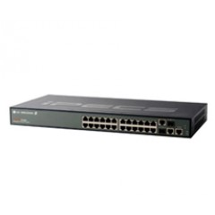 Коммутатор Ethernet 2-го уровня с 24 портами Fast Ethernet 10/100BaseT, 2/2 порта 10/100/1000 uplink Combo SFP/RJ-45 (ES-3026)