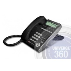 Телефон DTL-6DE-1P(BK) 6 доп. кнопок, 3-х строчный дисплей 168*58 точек, черный