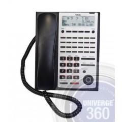 Телефон IP IP4WW-24TIXH-C-TEL (BK) 24 доп. кнопки, 3-х строчный дисплей, 2 порта RJ-45, черный