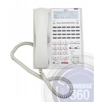 Телефон IP IP4WW-24TIXH-C-TEL (WH) 24 доп. кнопки, 3-х строчный дисплей, 2 порта RJ-45, белый