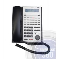 Телефон IP4WW-24TXH-A-TEL (BK) 24 доп. кнопки, 2-х строчный дисплей, черный