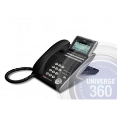 Телефон IP ITL-12D-1P(BK)TEL 12 доп. кнопок, 4-х строчный дисплей 224*96 точек, 2 порта RJ-45, черный