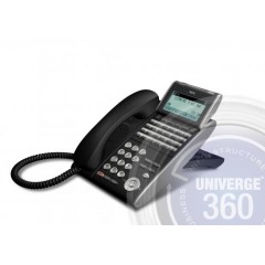Телефон IP ITL-24D-1P(BK)TEL 24 доп. кнопки, 4-х строчный дисплей 224*96 точек, 2 порта RJ-45, черный
