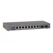 Управляемый гигабитный Smart-коммутатор на 8GE+2SFP портов с внешним блоком питания, улучшенным QoS и функциями энергосбережения