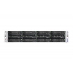 Хранилище ReadyNAS 4200 в стойку на 12 SATA дисков с резервным блоком питания и 10Гб/с CX-4 модульной платой (6 дисков по 2TБ)