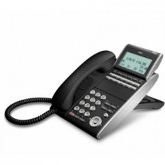 Телефон DTL-12D-1P(BK)TEL 12 доп. кнопок, 4-х строчный дисплей 224*96 точек, черный