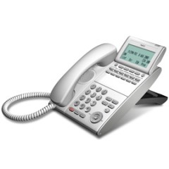 Телефон DTL-12D-1P(WH)TEL 12 доп. кнопок, 4-х строчный дисплей 224*96 точек, белый