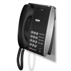 Телефон DTL-2E-1P(BK) 2 доп. кнопки, без дисплея, черный