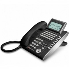 Телефон DTL-32D-1P(BK)TEL 32 доп. кнопки, 4-х строчный дисплей 224*96 точек, черный