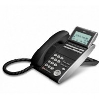 Телефон IP ITL-12D-1P(BK)TEL 12 дополнительных кнопок, 4-х строчный дисплей 224*96 точек, 2 порта RJ-45, черный 
