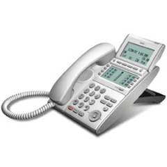 Телефон IP ITL-12D-1P(WH)TEL 12 дополнительных кнопок, 4-х строчный дисплей 224*96 точек, 2 порта RJ-45, белый