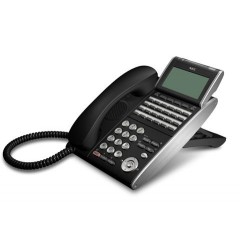 Телефон IP ITL-24D-1P(BK)TEL 24 дополнительные кнопки, 4-х строчный дисплей 224*96 точек, 2 порта RJ-45, черный