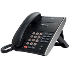 Телефон IP ITL-2E-1P(BK) 2 дополнительные кнопки, без дисплея, 2 порта RJ-45, черный