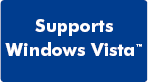 logo Windows Vista Supports logo Windows Vista Supports